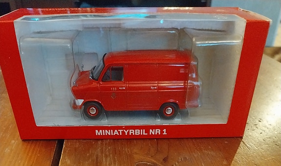 Ford Transit 1965 Pakettiauto Punainen Miniatyyrimalli