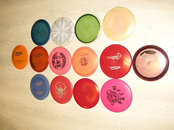 Frisbee kiekkoja