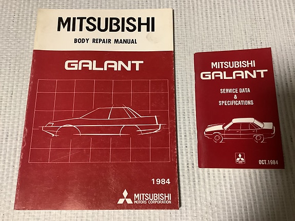 Mitsubishi Galant manual 1984