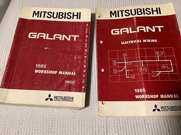 Mitsubishi Galant manual 1985