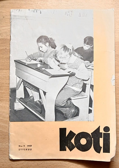 Päätoimittaja Lauri Heikkilä KOTI -lehti 9/1959