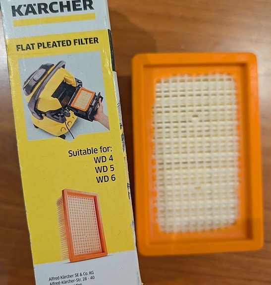 Kärcher WD 4/5/6 Ilmansuodatin
