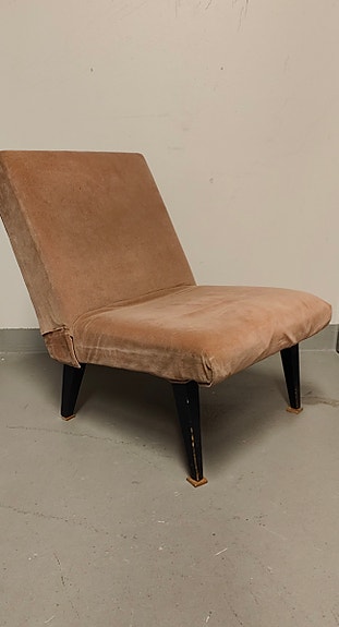Aito 50 luvun vintage retro nojatuoli