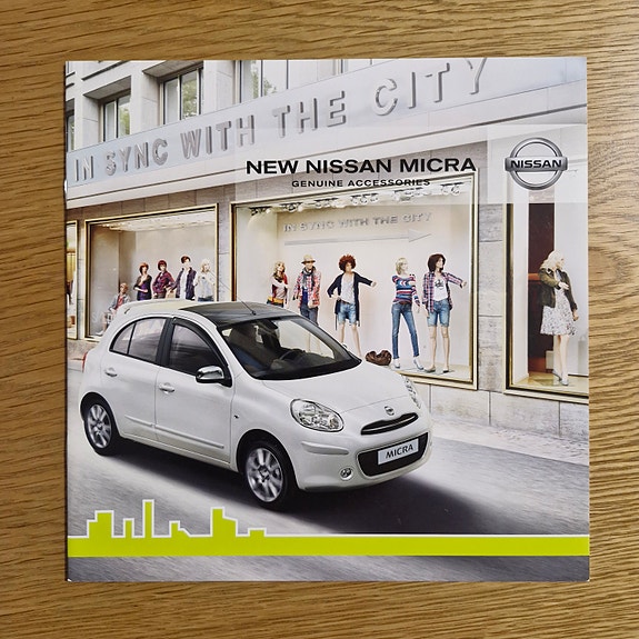 Nissan Micra Genuine Accessories -esite 2010