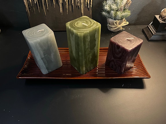 Partylite puisia kynttilöitä ja alunen ( yhdessä tai erikseen)