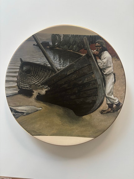 Kalevala Koru Akseli Gallen-Kallela seinälautanen 1985 taideaihe
