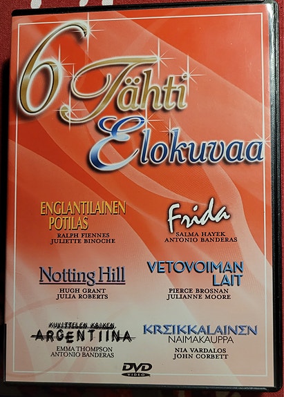 6 TÄHTI ELOKUVAA