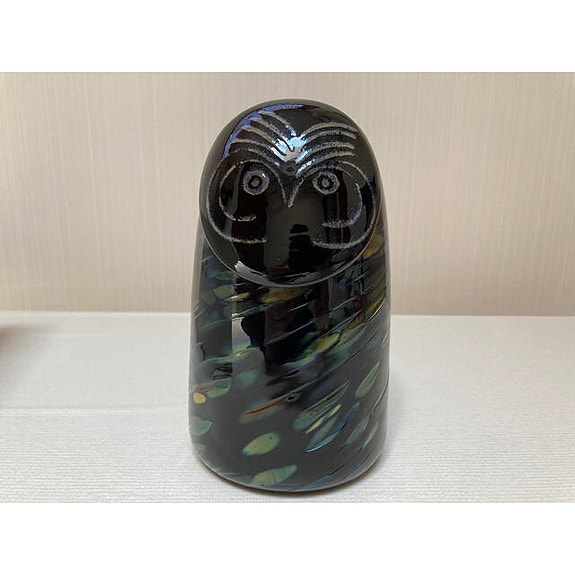 O: iittala Toikan Linnut Nokipöllö Sooty owl birds by toikka