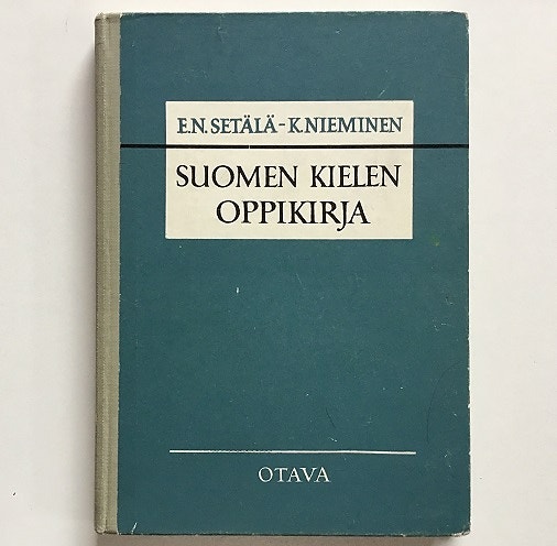 Suomen kielen oppikirja v. 1963,