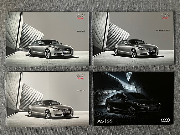 4 x Audi A5 Coupe esite paketti yhteishintaan