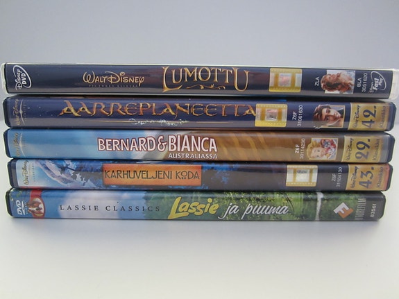 Walt Disney elokuvia DVD