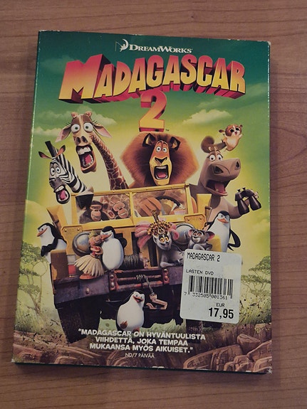 Madagascar 2 -elokuva (DVD)