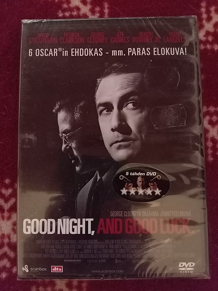 Good Night, and Good Luck. (Uusi) DVD