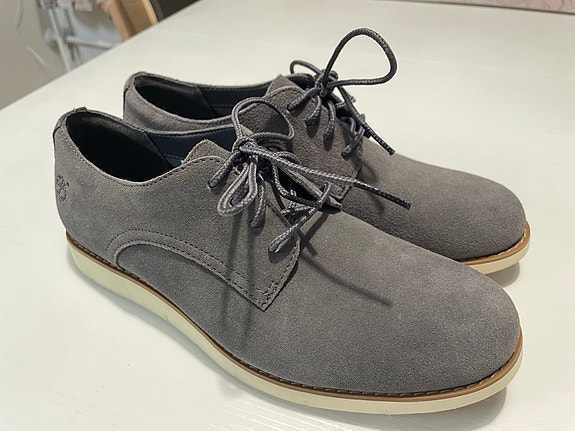 Timberland harmaa mokkanahka kengät (EU 38)