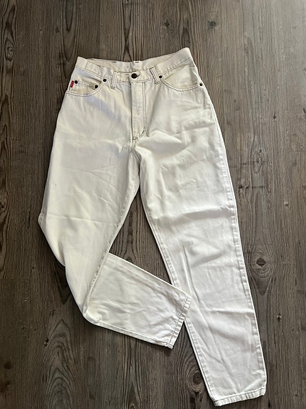 Valkoiset Vintage Beavers farkut 31”