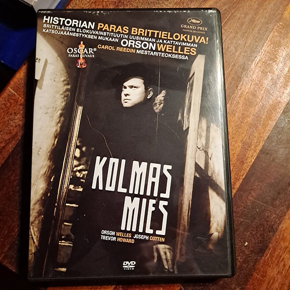 Klassikko elokuva kolmas mies dvd