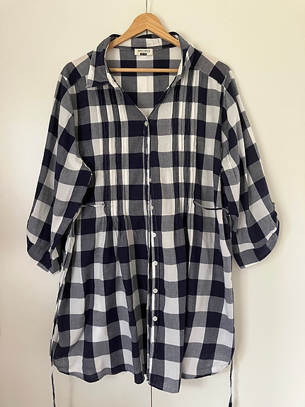 Seppälä XL 46-48 ruudullinen tunika