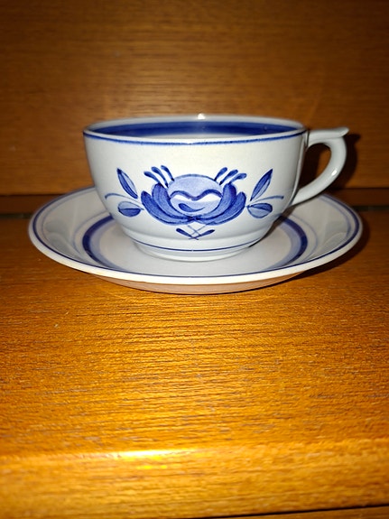 Arabia teekuppi Blue Rose