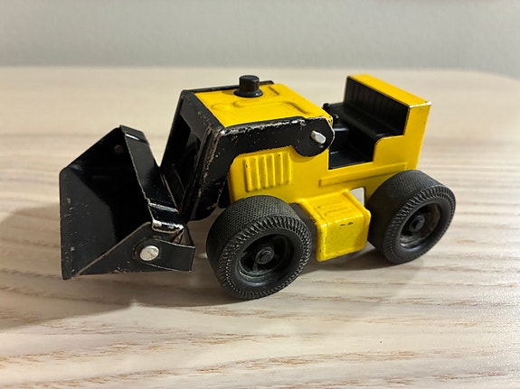 Retro pikku leikki traktori