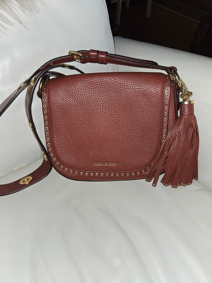 Michael Kors Brooklyn Medium Leather Saddlebag