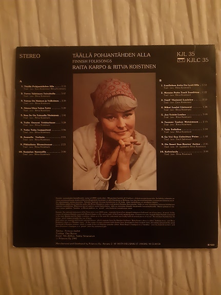 Raita Karpo, Täällä pohjantähden alla LP