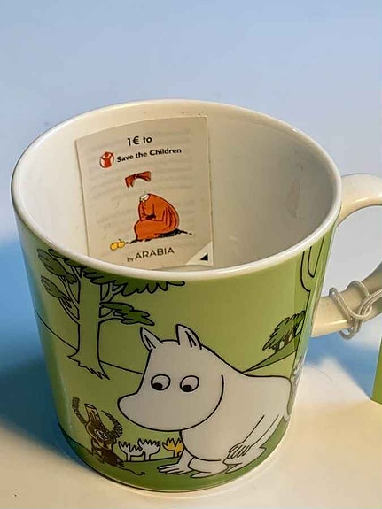Muumimuki Muumipeikko nurmenvihreä