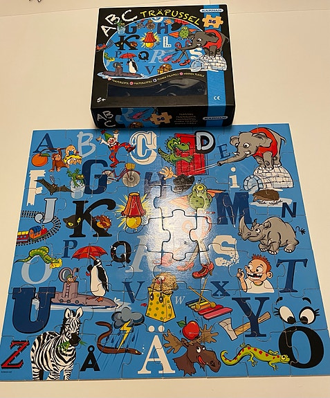 KÄRNAN ABC puinen palapeli (56 palaa)