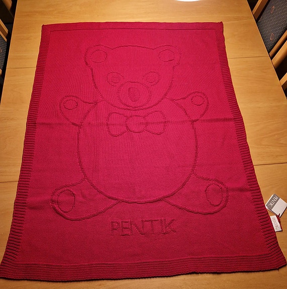 Pentik Teddy torkkupeitto, käyttämätön