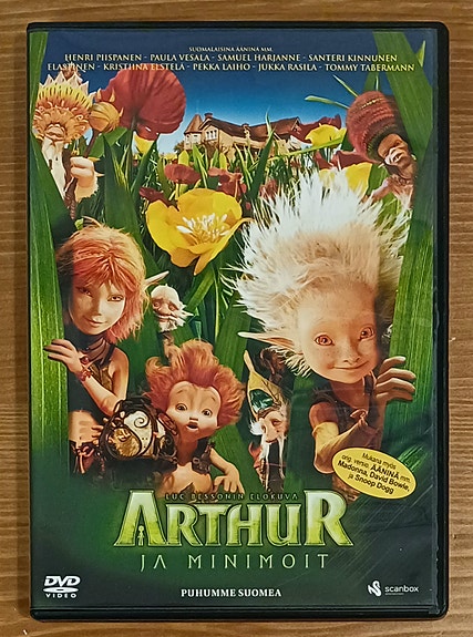 Arthur ja minimoit DVD