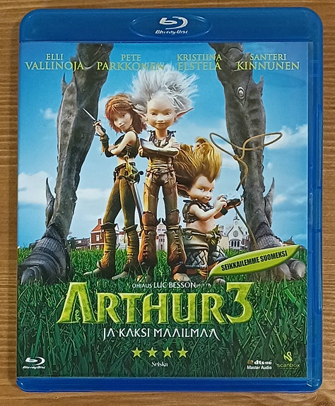 Arthur ja kaksi maailmaa Blu-ray