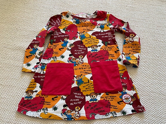 Peppi pitkätossu mekko 92