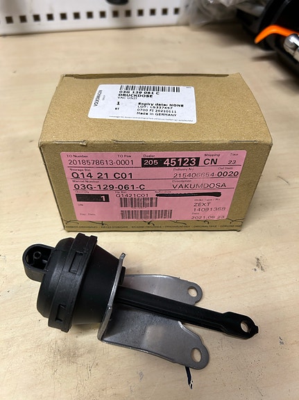 Läppäventtiili VW 03G129061C