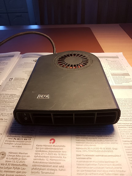 DEFA lämmitin.1350w