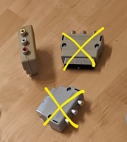 AV/scart -adapteri / Wii