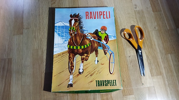 Vintage lautapeli "Ravipeli" - Paletti-peli