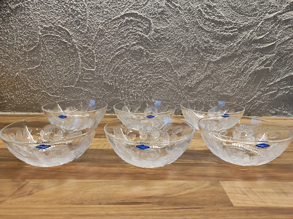 Nuutajärvi Rosita jälkkärikulhot 6kpl