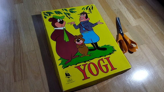 Vintage lautapeli "Yogi-karhu" - Paletti-peli