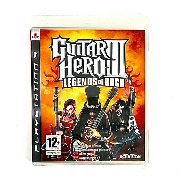 Guitar Hero III Legends Of Rock  CIB Ps3