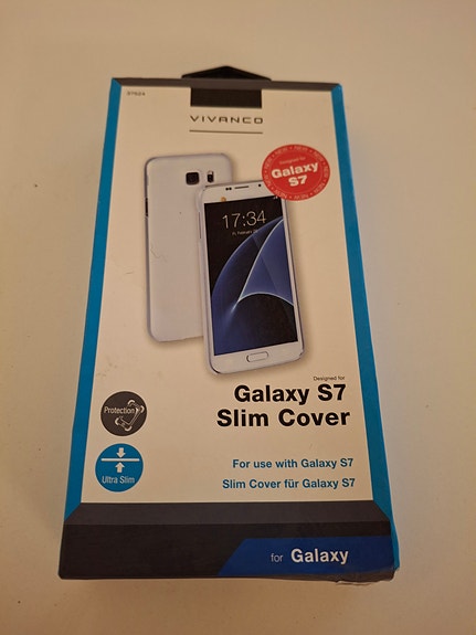 Suojakuori Samsung Galaxy S7 Slim Cover läpinäkyvä