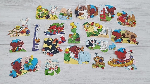 Kiiltokuvia, 20 kpl, Bamse eli Maailman vahvin Nalle