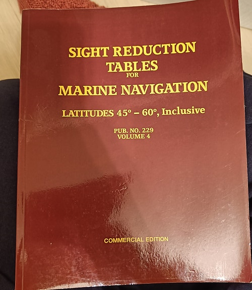 Sight reduction tables for marine navigation, vol 4