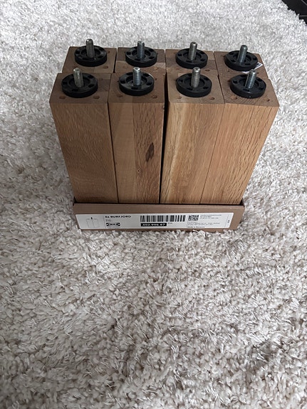 Ikea Burfjord -jalat