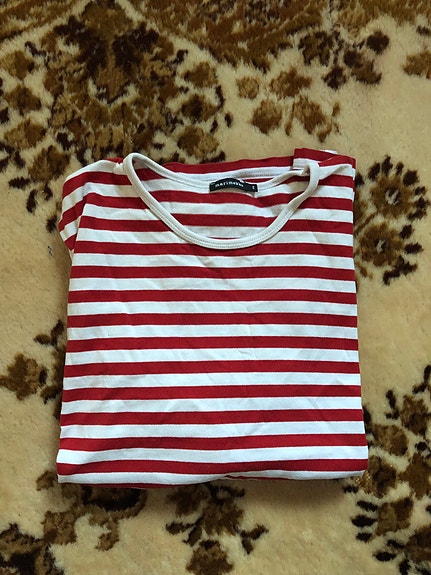 Marimekko pitkähihainen raitapaita XS