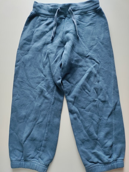 H&M siniset collegehousut 122/128