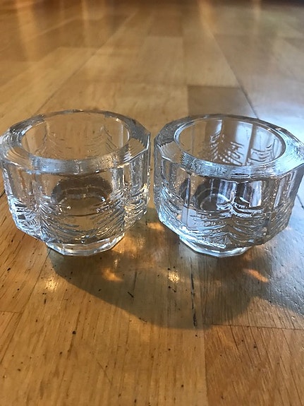 Iittala Kuusi Tuikku 2 kpl Kirkas Lasi