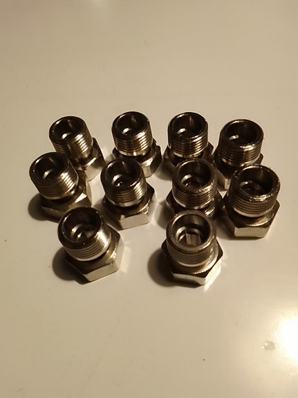 TA Patteri termostaatin euro liitin kova 3/8"X1/2".