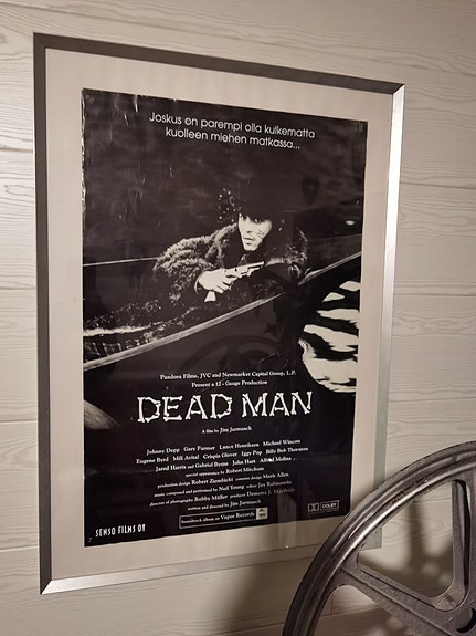 Alkuperäinen (harvinainen) suomi versio Dead Man Juliste