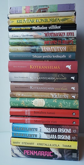 Kirjat 4-12 euroa kpl historiallinen ym.