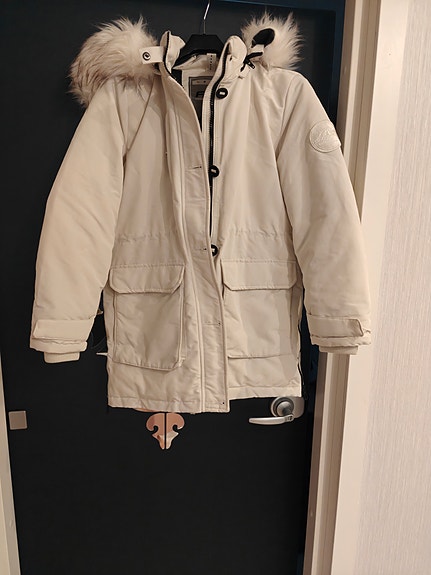 Unisex talvitakki, valkoinen M