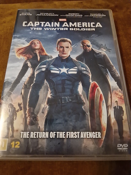 Marvel Captain America The Winter Soldier DVD-elokuva